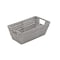 Simplify Small Shelf Storage Rattan Tote Basket in Grey 25454-GREY - alternate 1